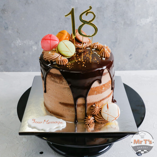 Chocolate Birthday Cake - Mr T's Bakery